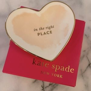 Kate Spade Heart Dish - "In The Right Place"